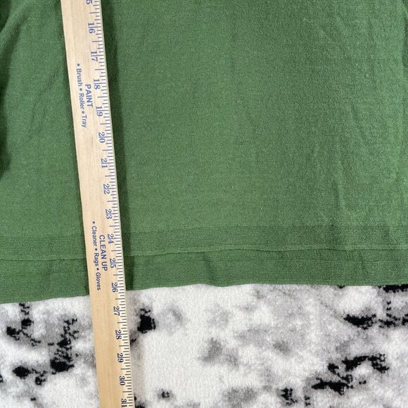 J Jill Top Womens Size‎ Large Tall Green Linen Cotton Comfort Soft Lightweight - Picture 5 of 11